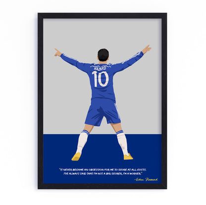 Eden Hazard Chelsea Framed Poster