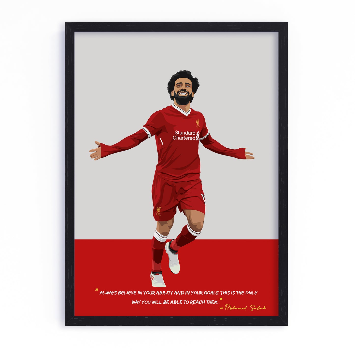 Mohamed Salah Liverpool Framed Poster