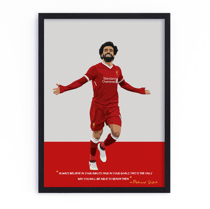 Mohamed Salah Liverpool Framed Poster