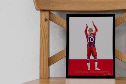 Arjen Robben Bayern Munich Framed Poster