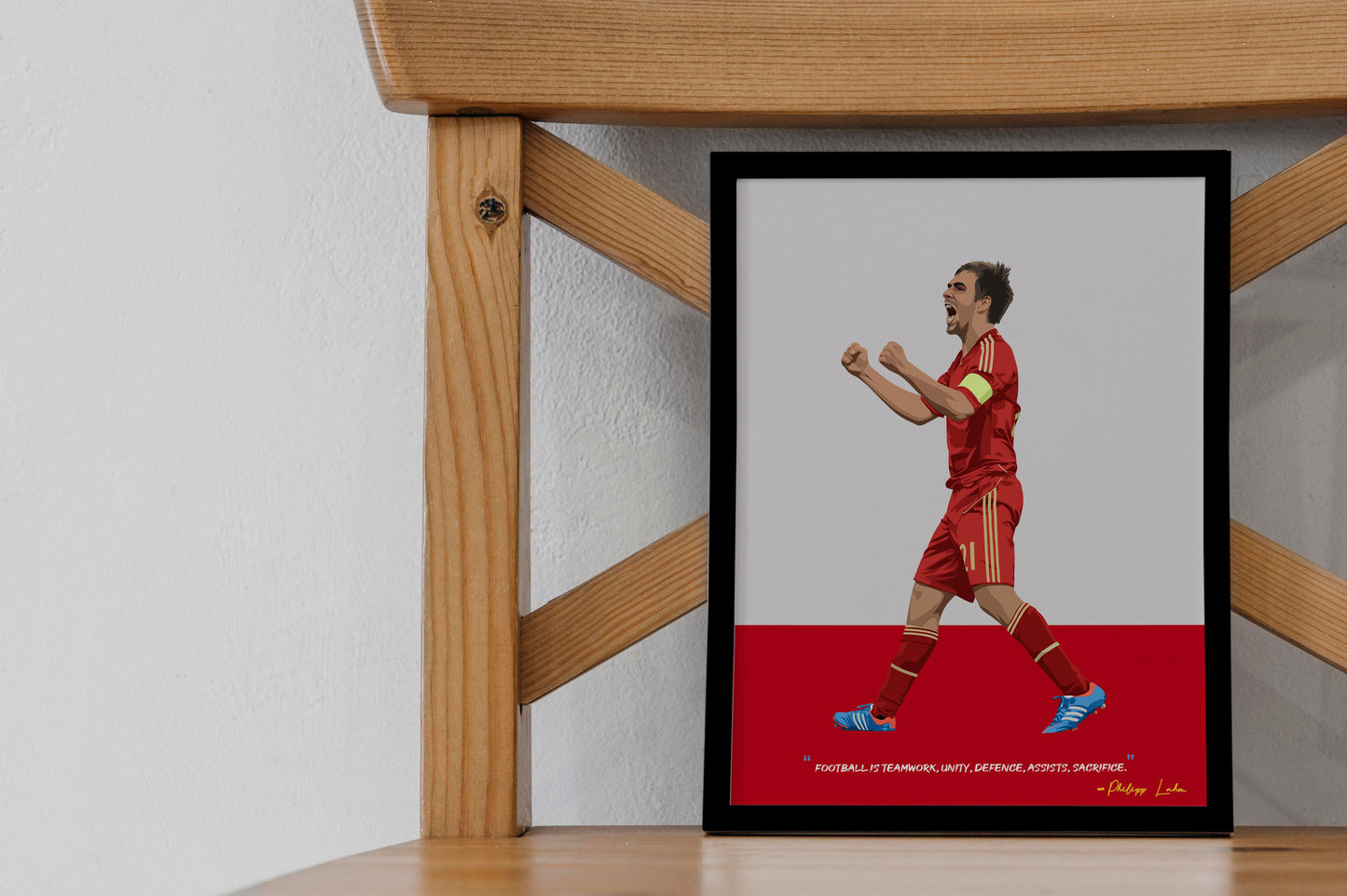 Philipp Lahm Bayern Munich Framed Poster