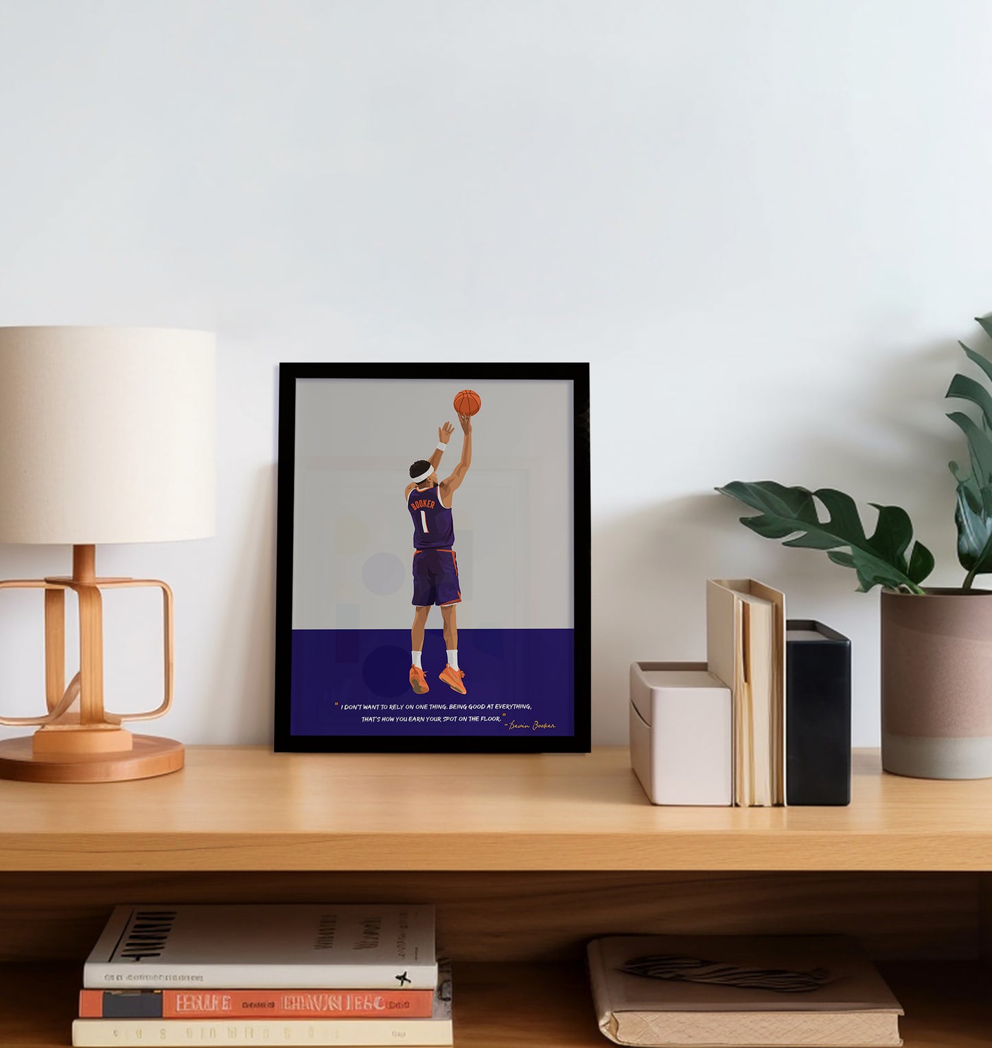 Devin Booker Framed Poster