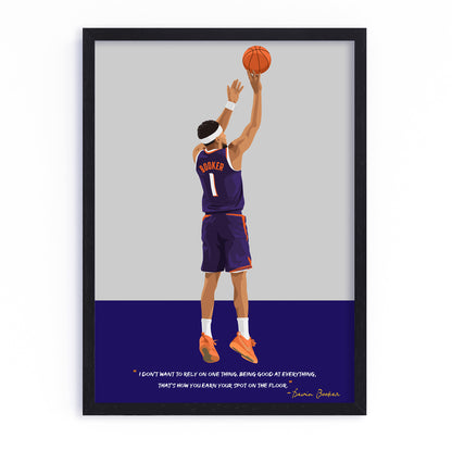 Devin Booker Framed Poster