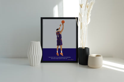 Devin Booker Framed Poster