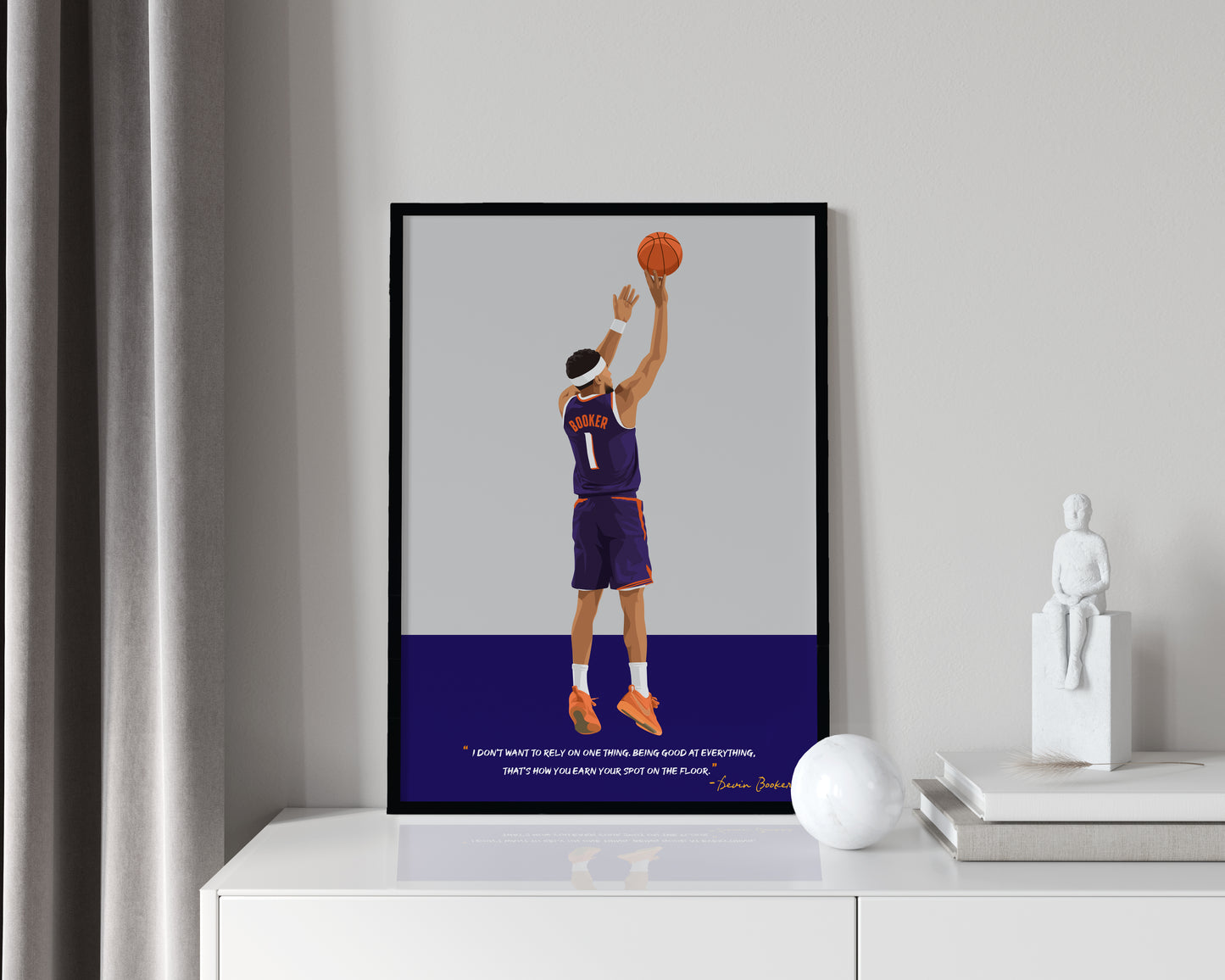 Devin Booker Framed Poster