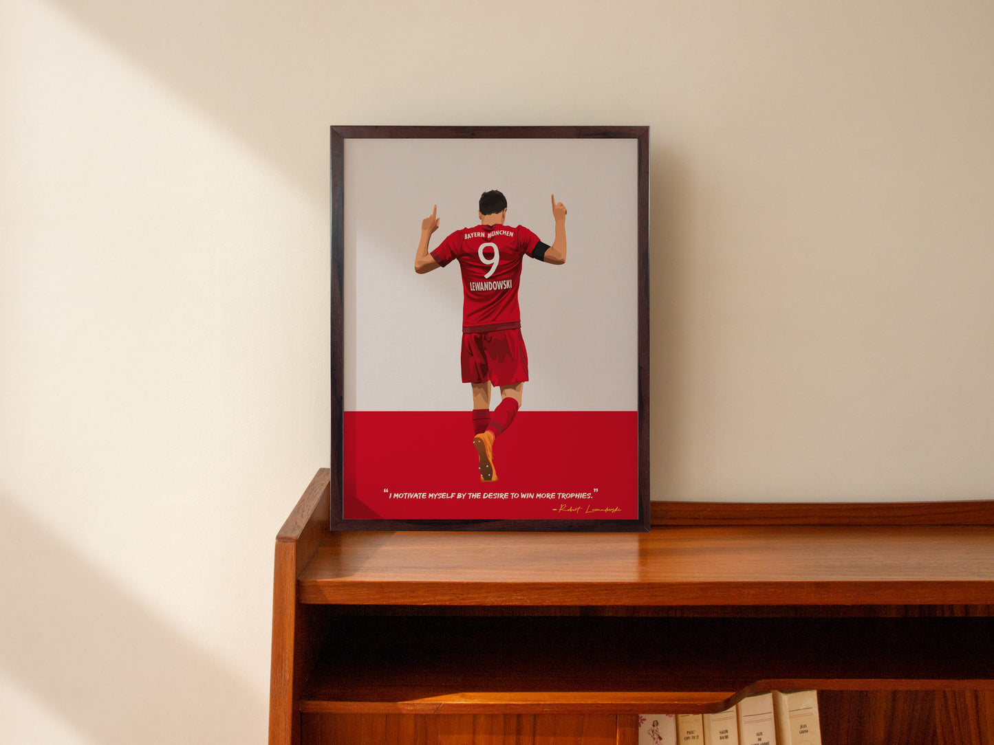 Robert Lewandowski Bayern Munich Framed Poster