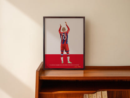 Arjen Robben Bayern Munich Framed Poster