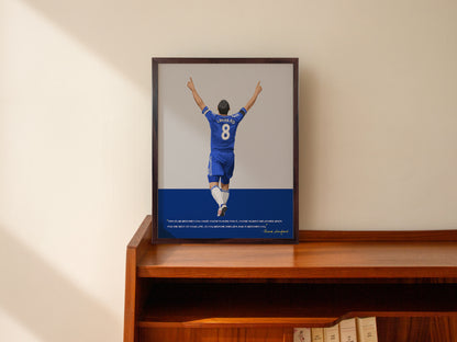 Frank Lampard Chelsea Framed Poster