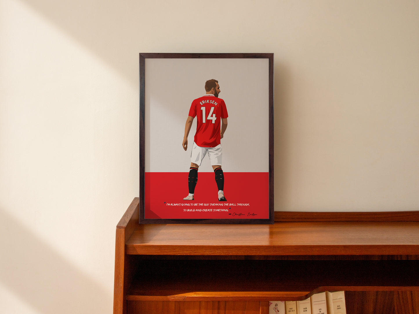 Christian Eriksen Manchester United Framed Poster