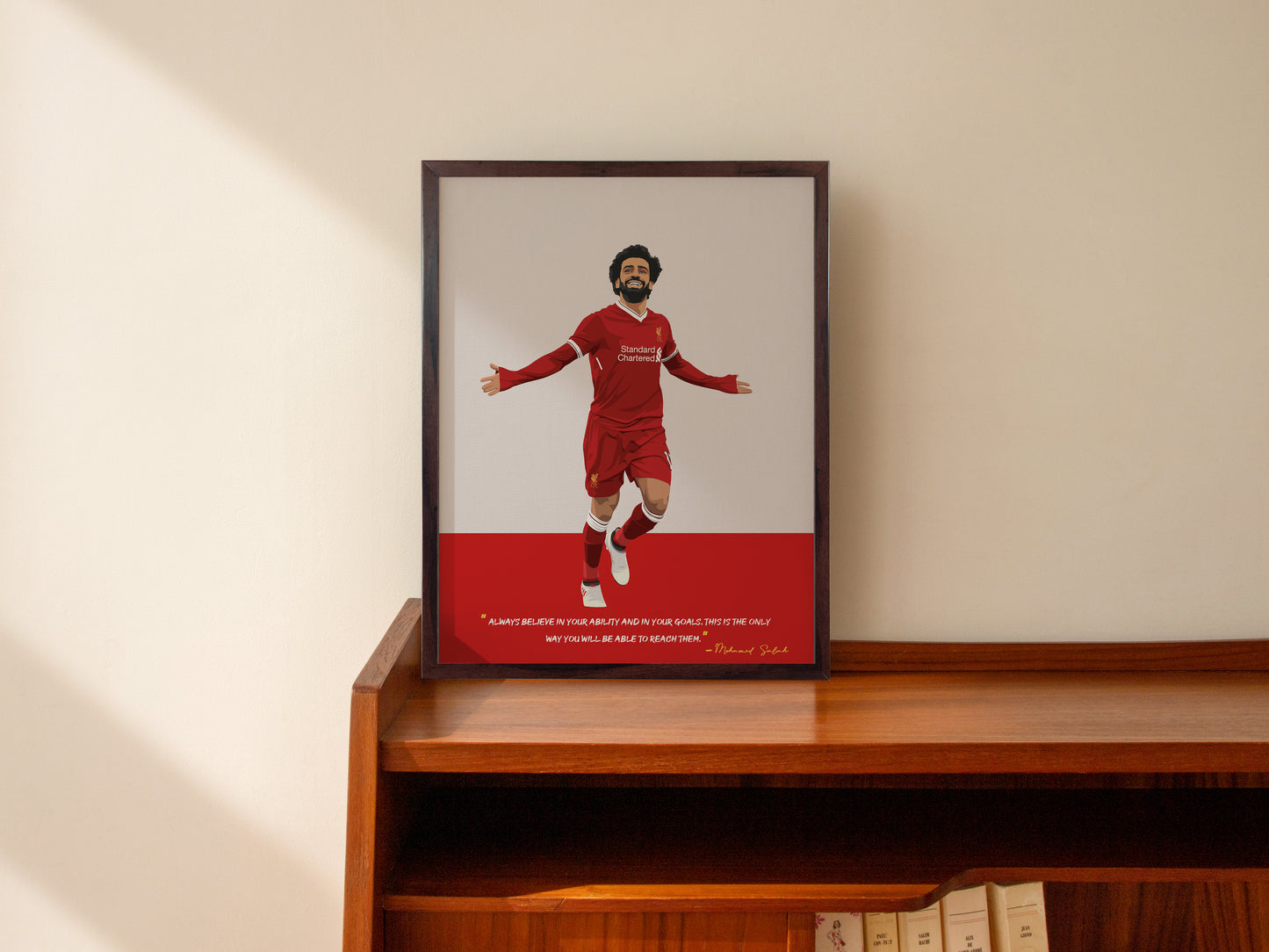 Mohamed Salah Liverpool Framed Poster