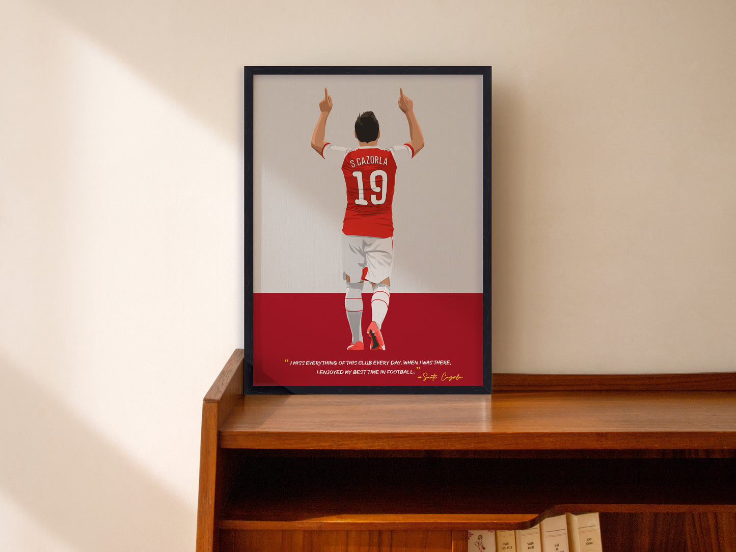 Santi Carzola Arsenal Framed Poster