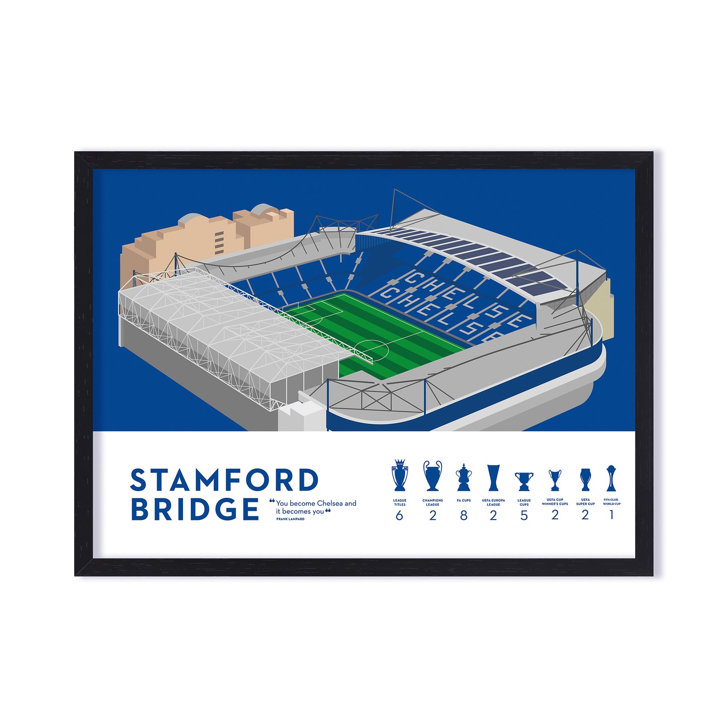 Stamford Bridge Chelsea Framed Poster