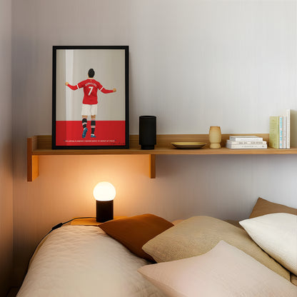 Cristiano Ronaldo Manchester United Framed Poster