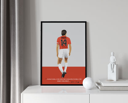 Johan Cruyff Netherlands Framed Poster - International Football