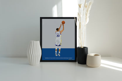 Stephen Curry Framed Poster