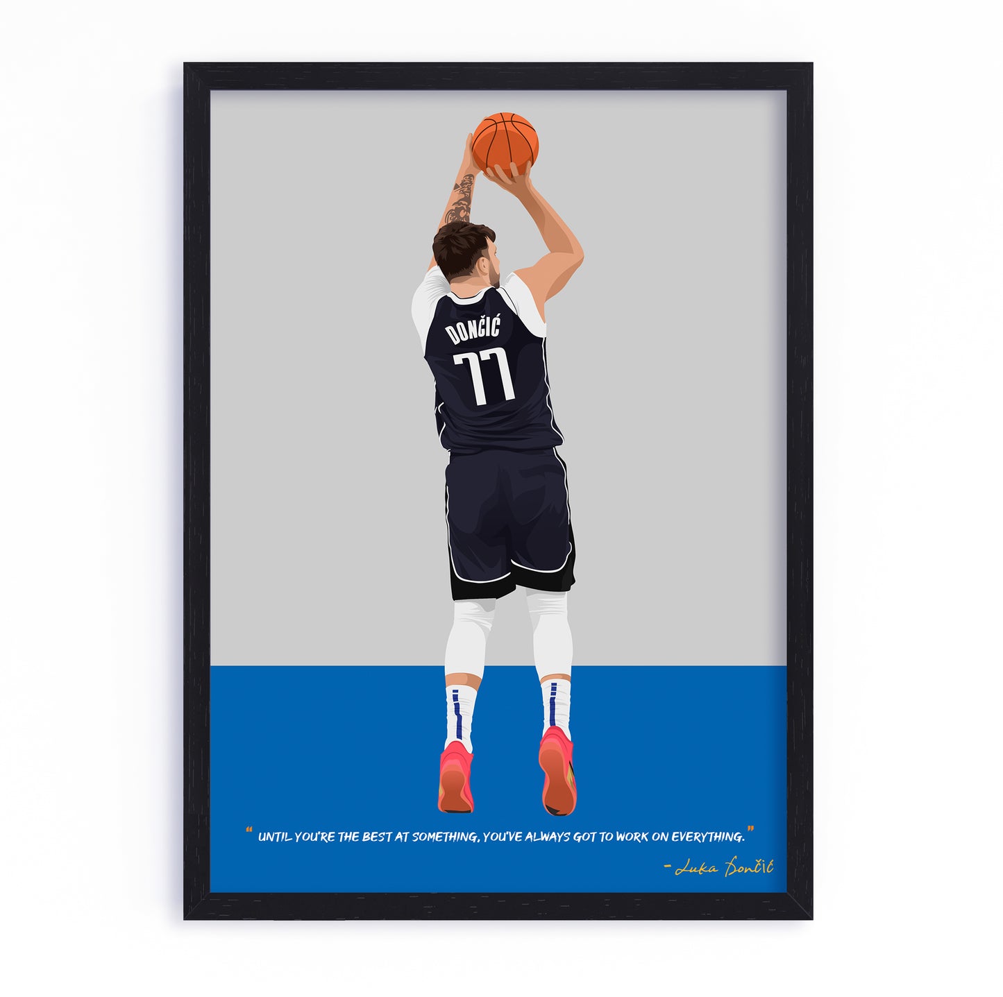 Luka Doncic Framed Poster