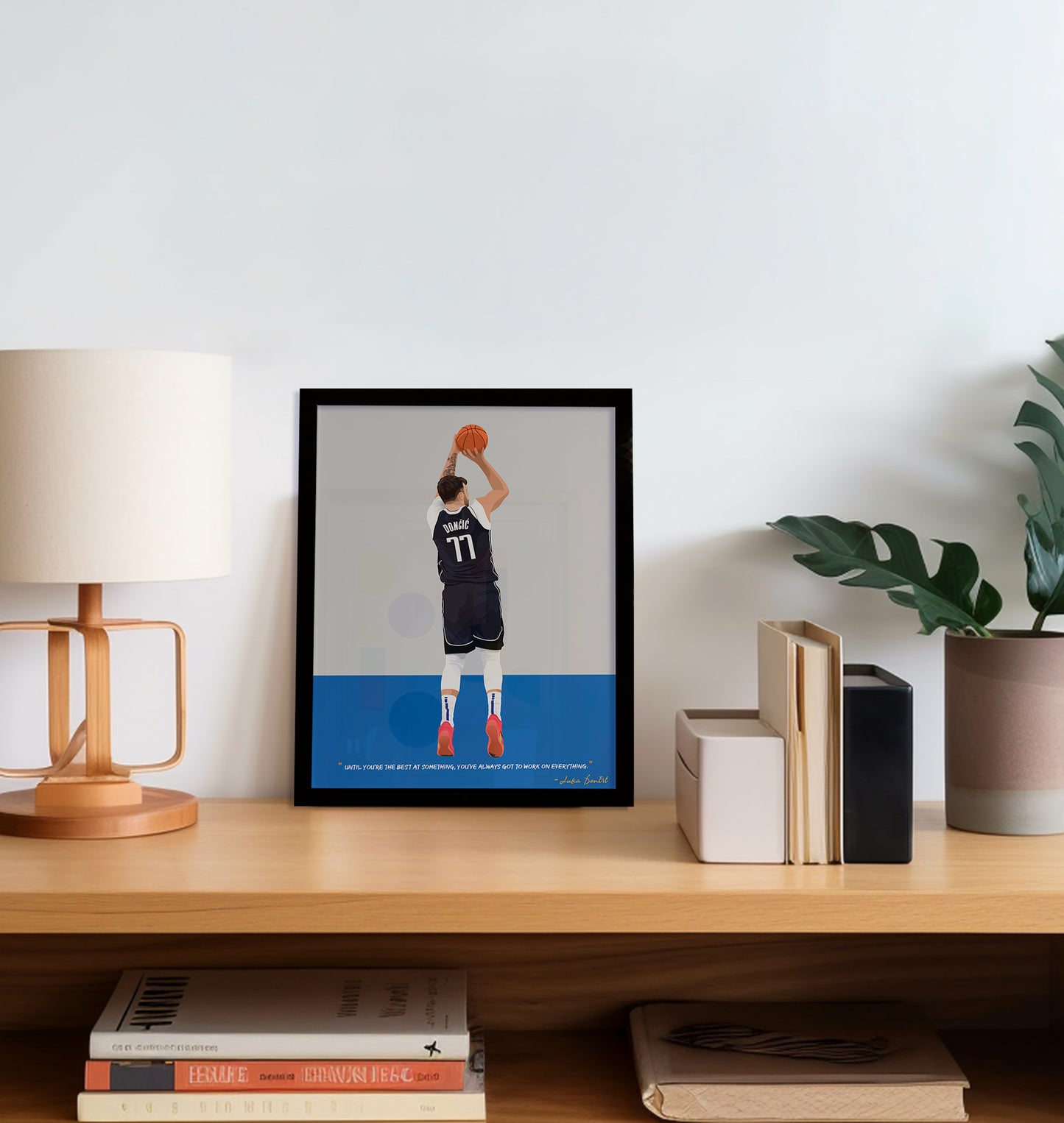 Luka Doncic Framed Poster