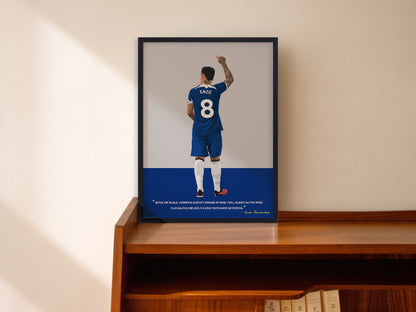 Enzo Fernández Chelsea Framed Poster