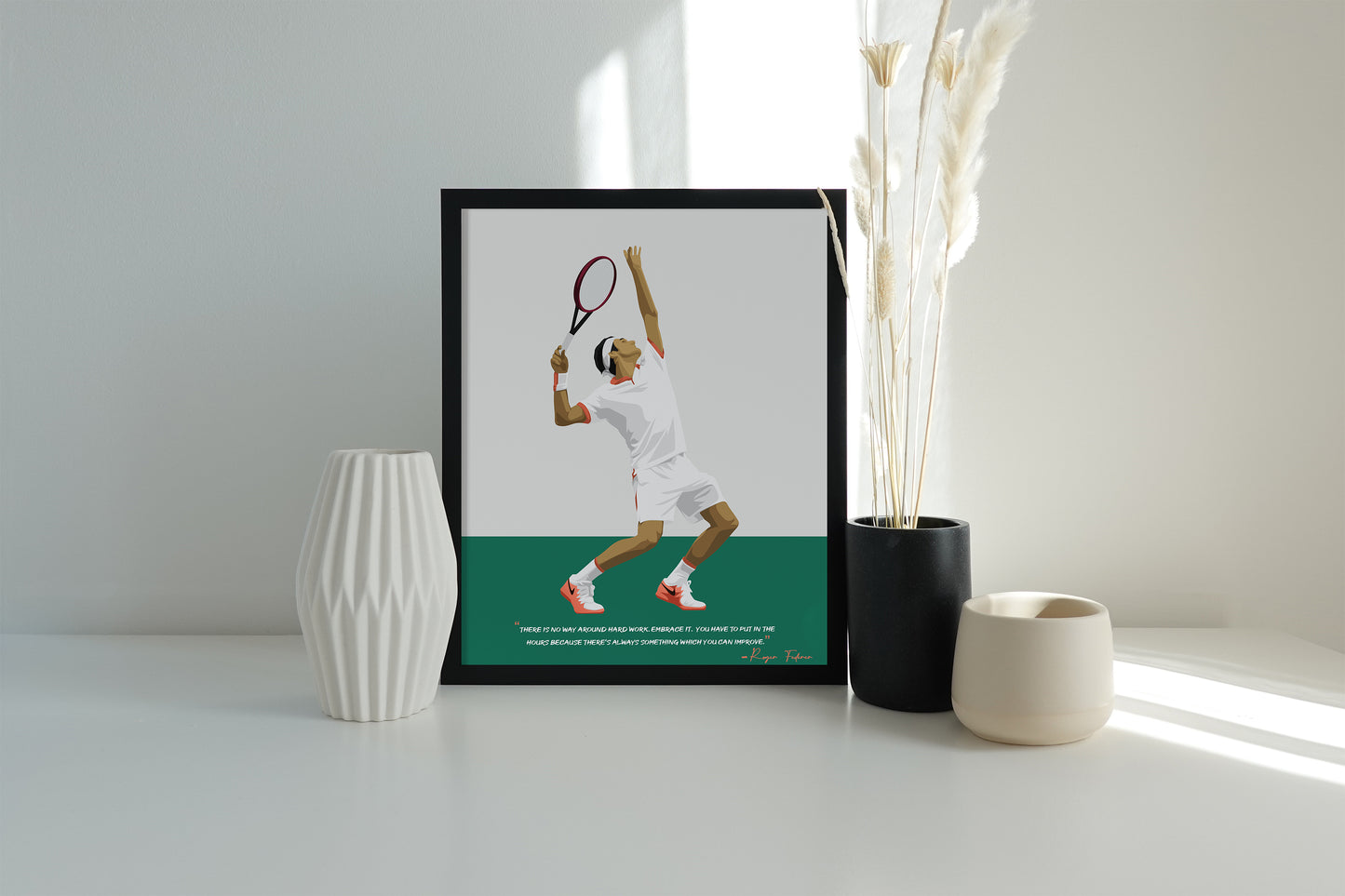 Roger Federer Framed Poster