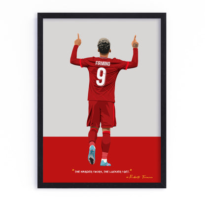 Roberto Firmino Liverpool Framed Poster