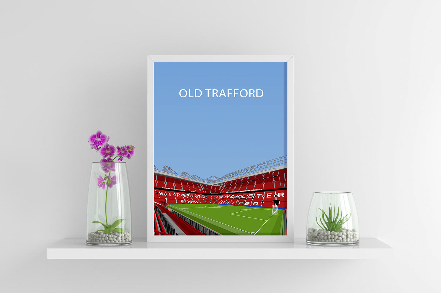 Old Trafford Manchester United Framed Poster