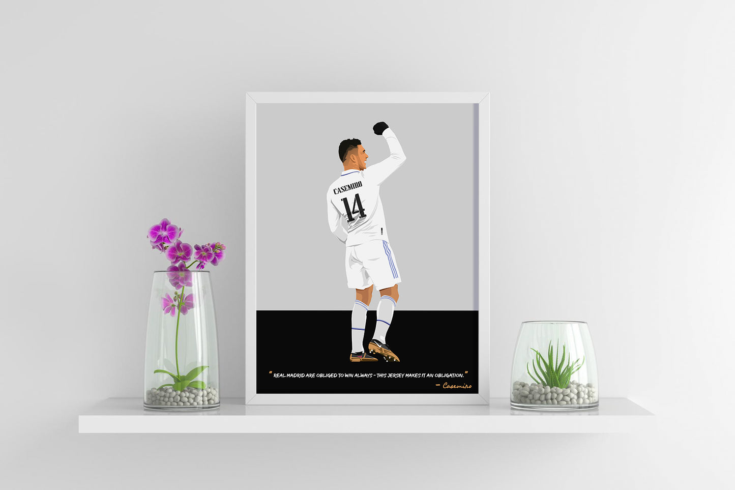 Casemiro Real Madrid Framed Poster