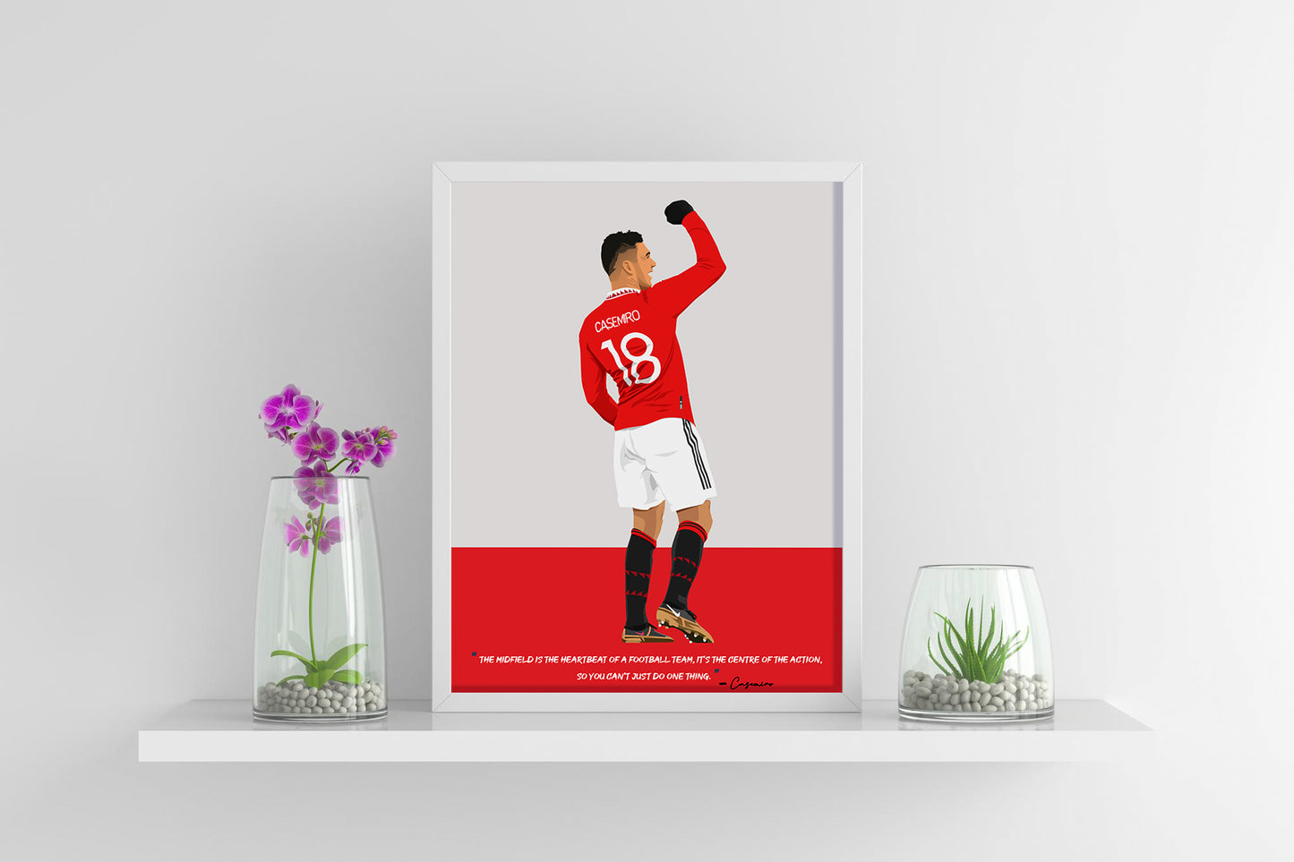 Casemiro Manchester United Framed Poster