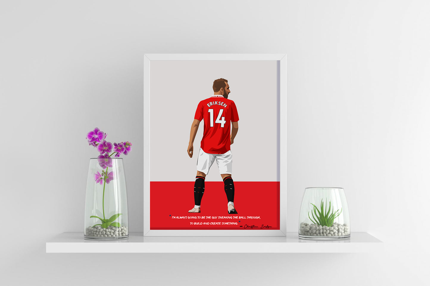 Christian Eriksen Manchester United Framed Poster