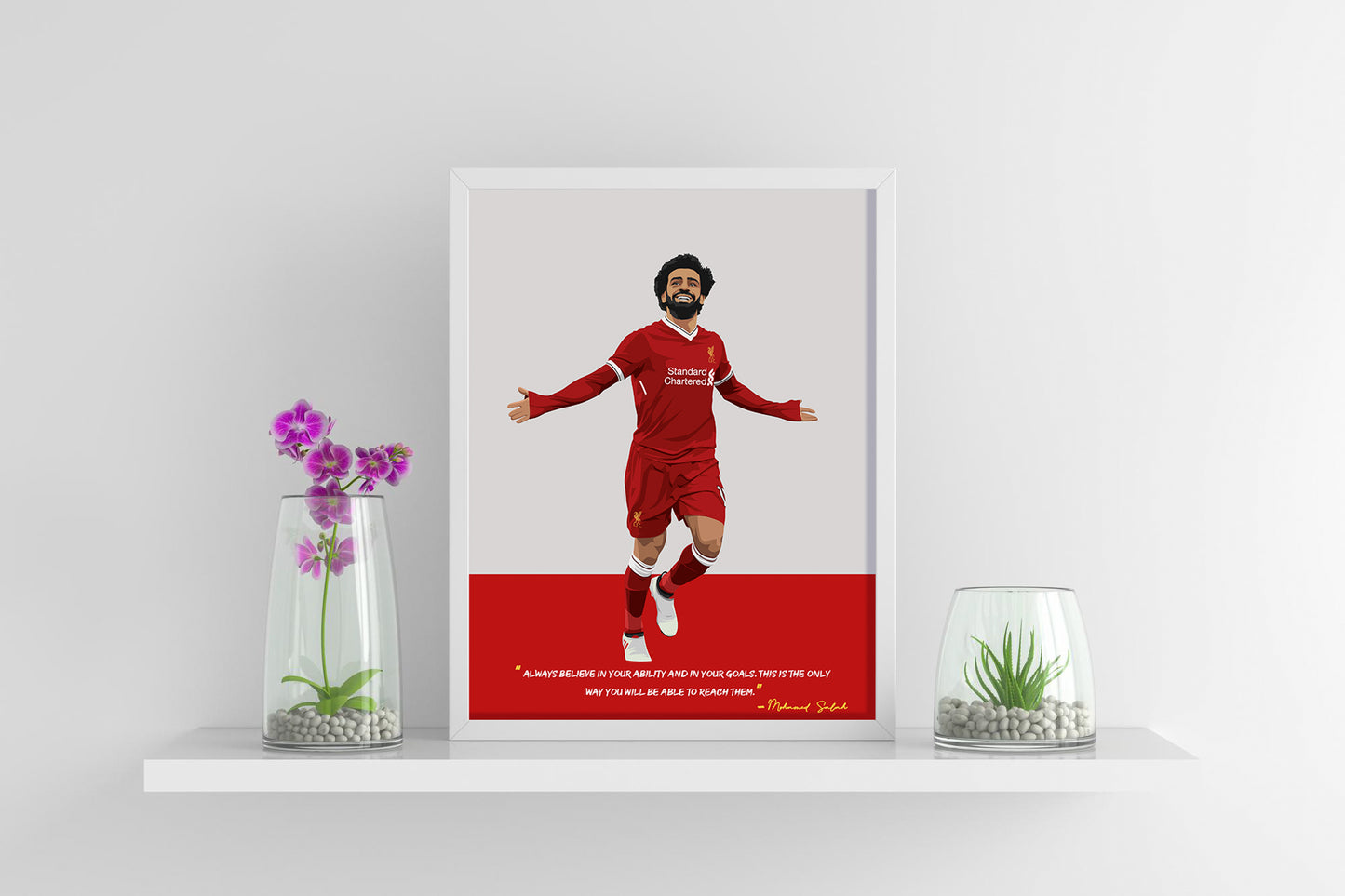 Mohamed Salah Liverpool Framed Poster