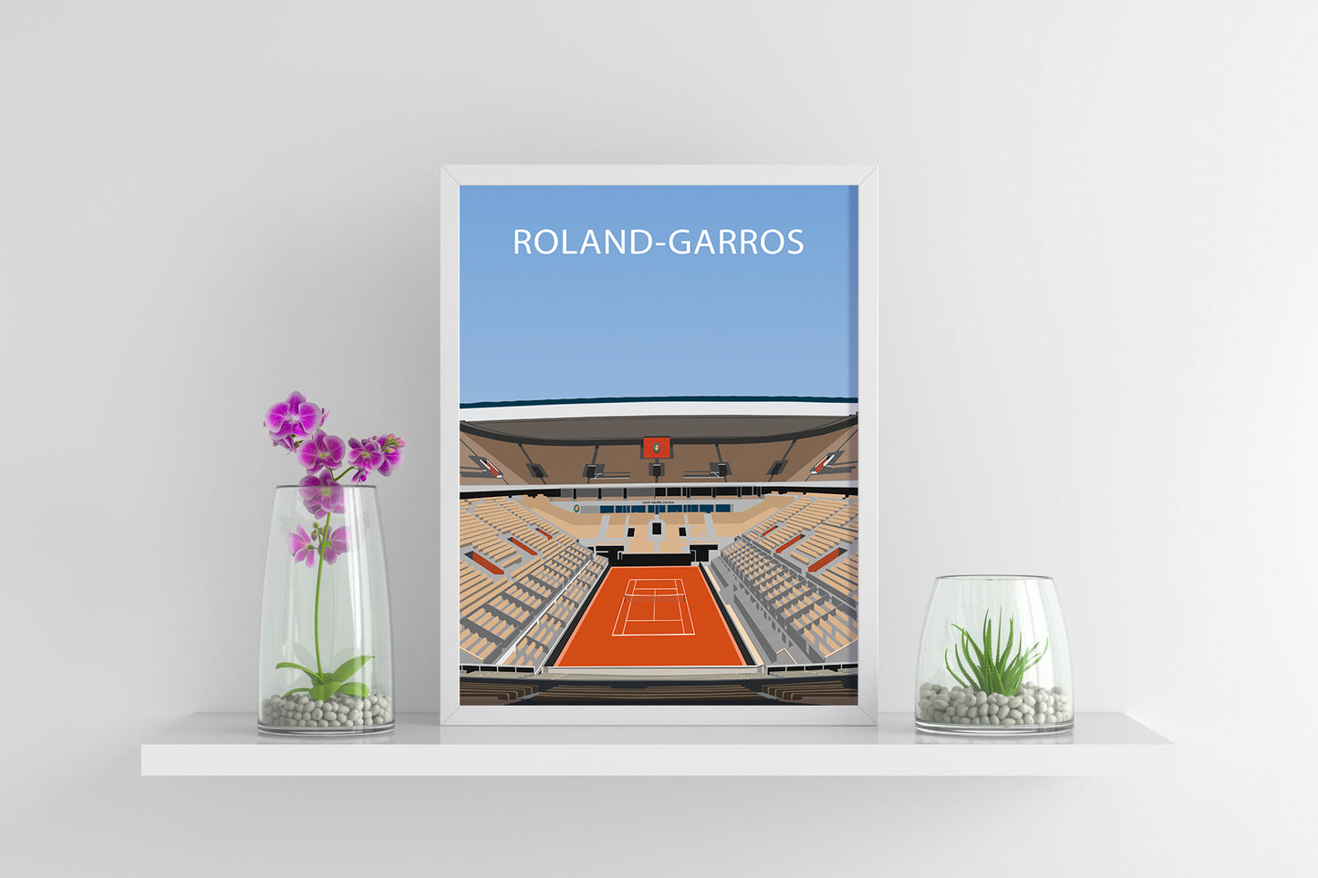 Roland Garros The French Open Framed Poster