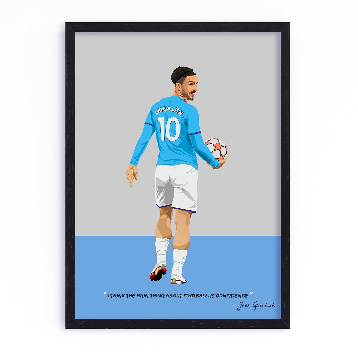 Jack Grealish Manchester City Framed Poster