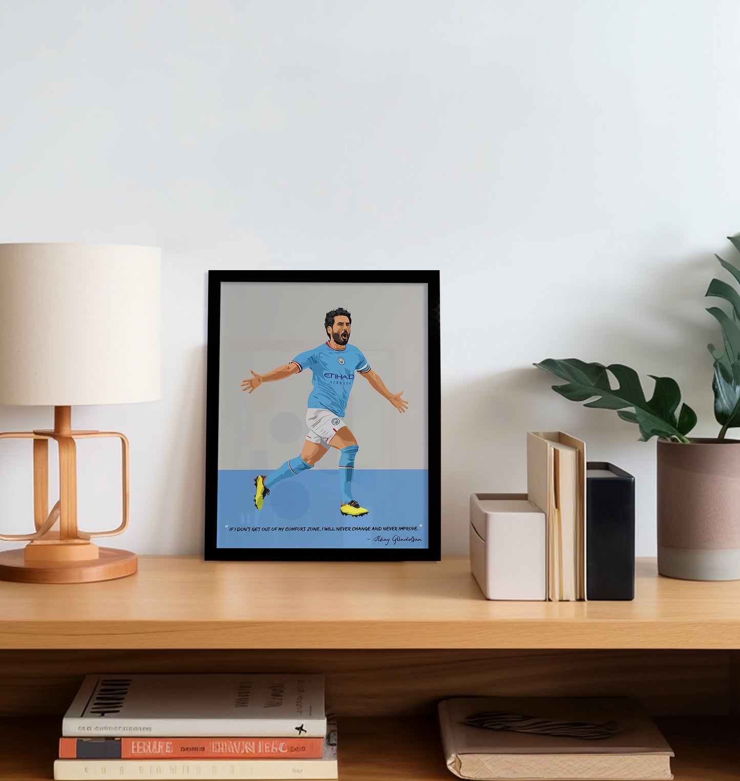 Ilkay Gundogan Manchester City Framed Poster