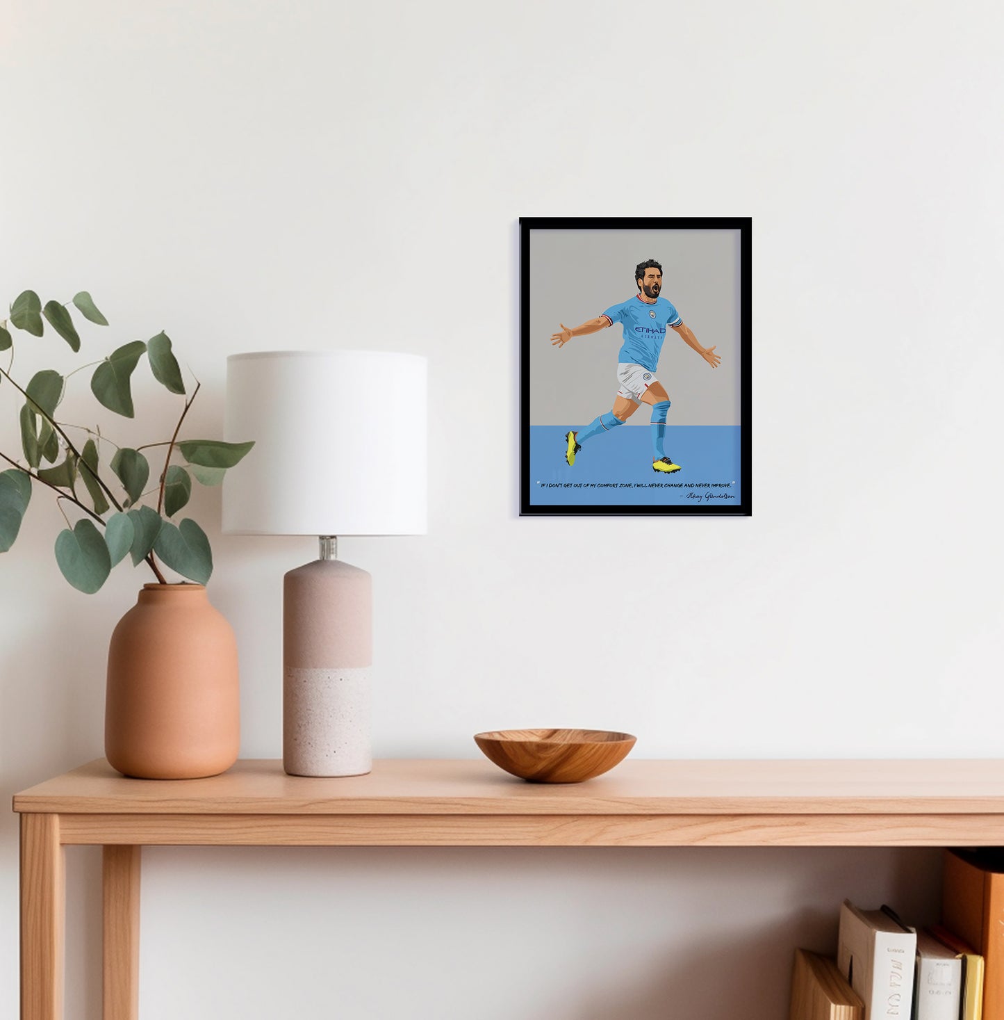 Ilkay Gundogan Manchester City Framed Poster