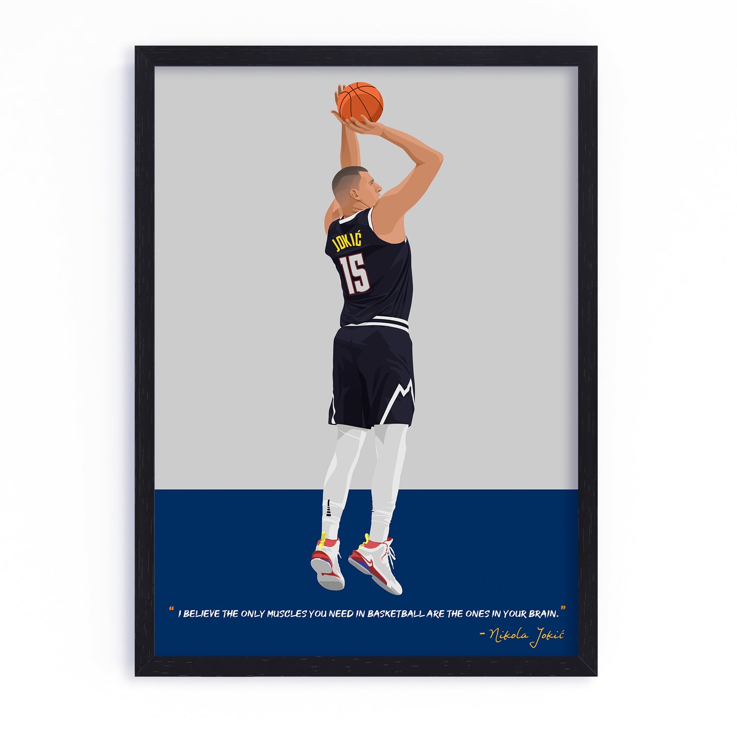 Nikola Jokic Framed Poster