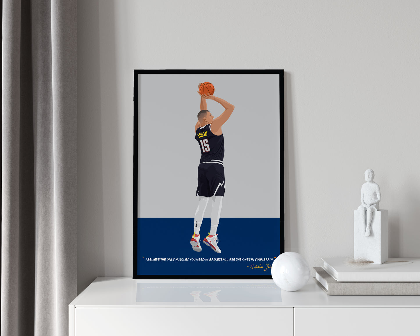 Nikola Jokic Framed Poster