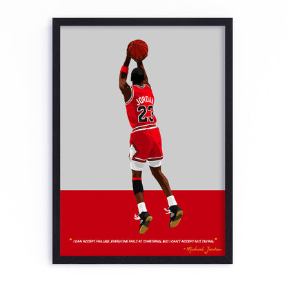 Michael Jordan Framed Poster