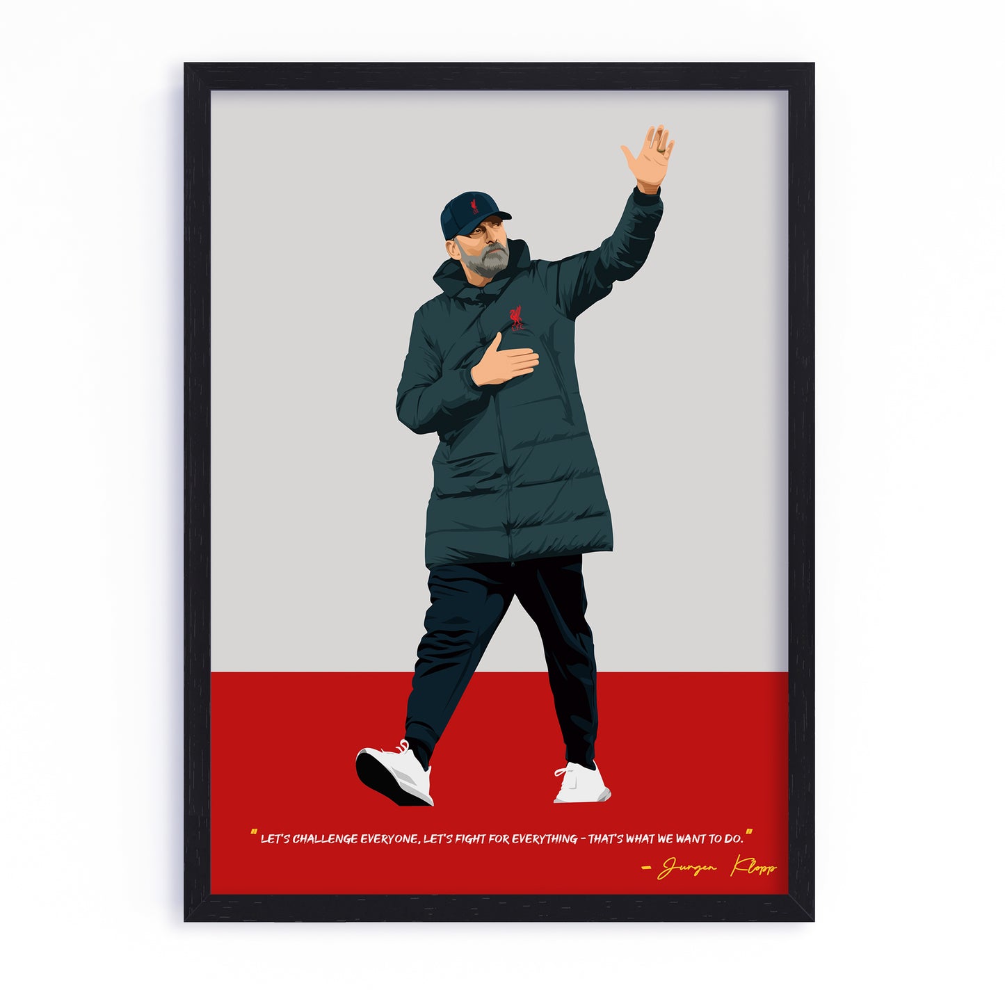 Jurgen Klopp Liverpool Tribute Art Frame