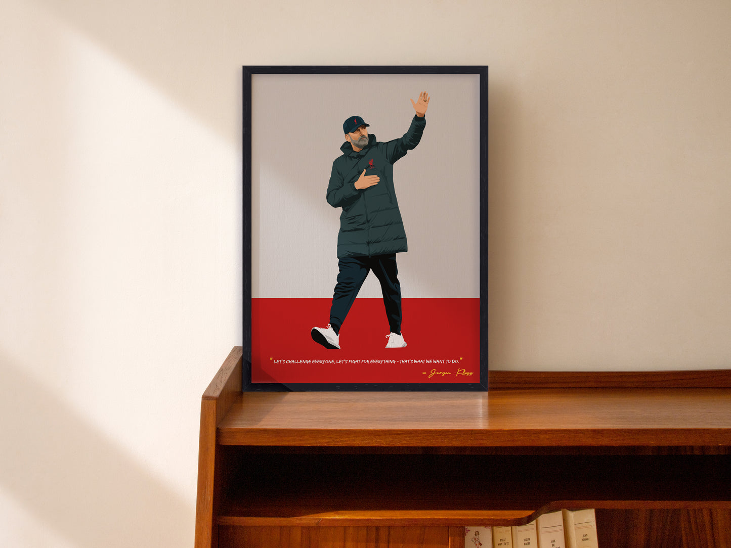 Jurgen Klopp Liverpool Tribute Art Frame