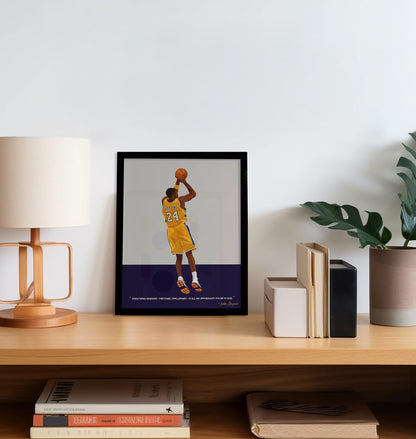 Kobe Bryant Framed Poster