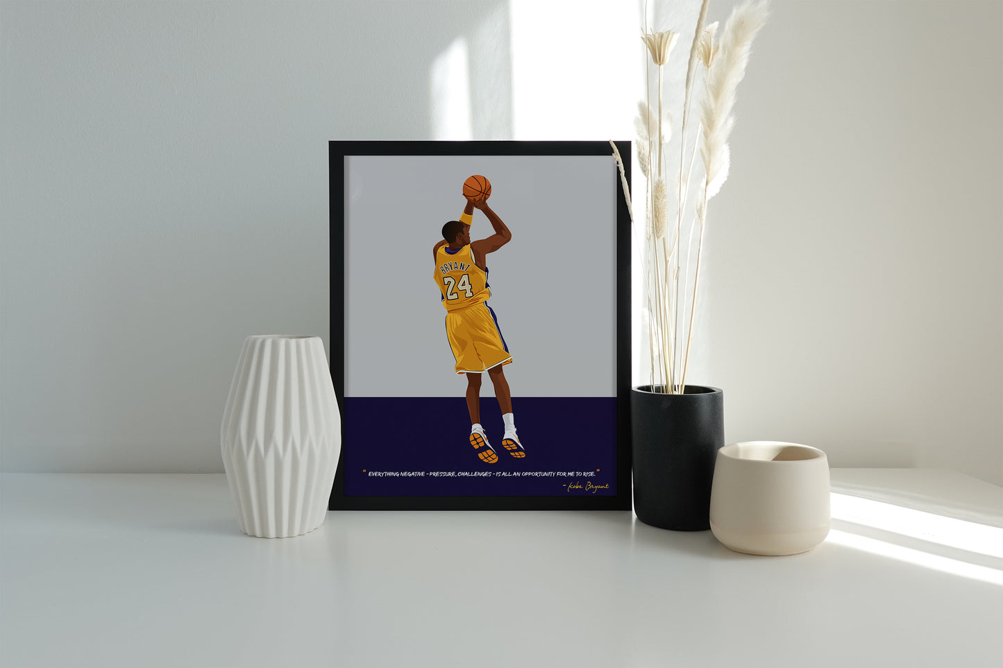 Kobe Bryant Framed Poster