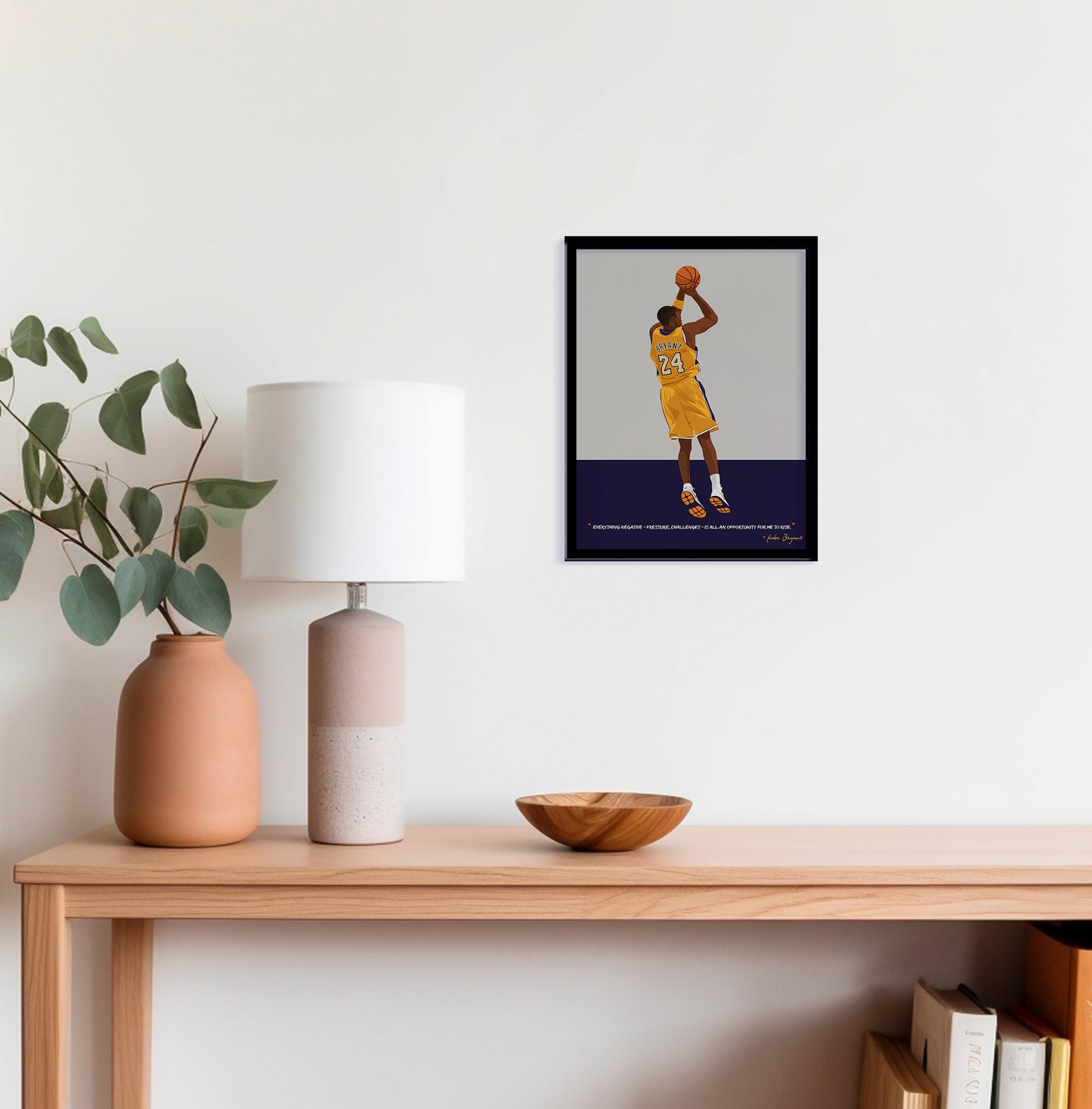 Kobe Bryant Framed Poster