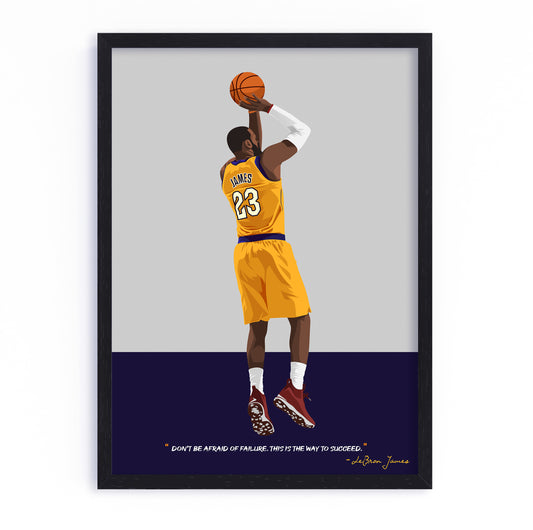 Lebron James Framed Poster