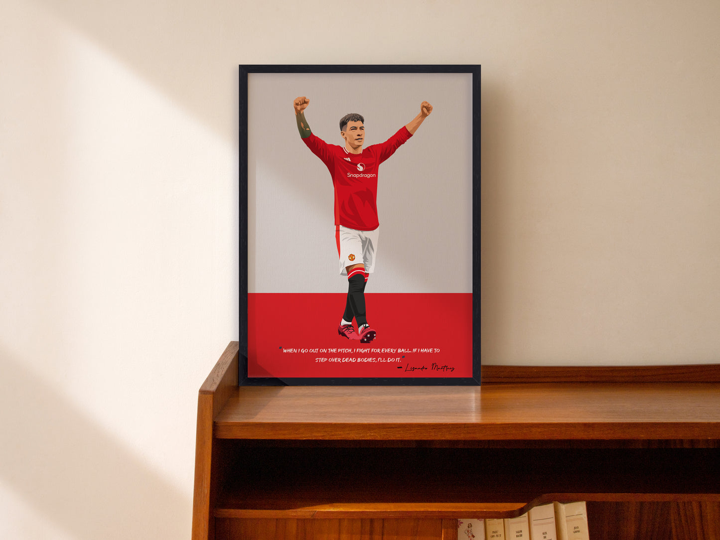 Lisandro Martinez Manchester United Framed Poster