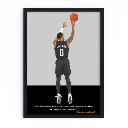 Damian Lillard Framed Poster