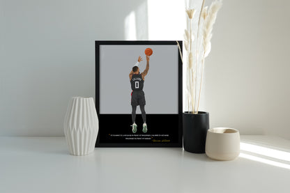 Damian Lillard Framed Poster