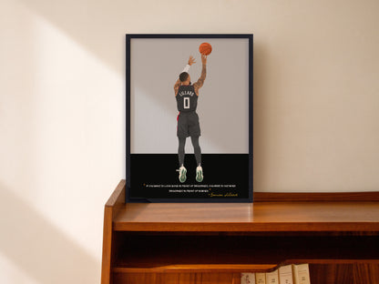 Damian Lillard Framed Poster