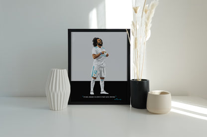 Marcelo Real Madrid Framed Poster