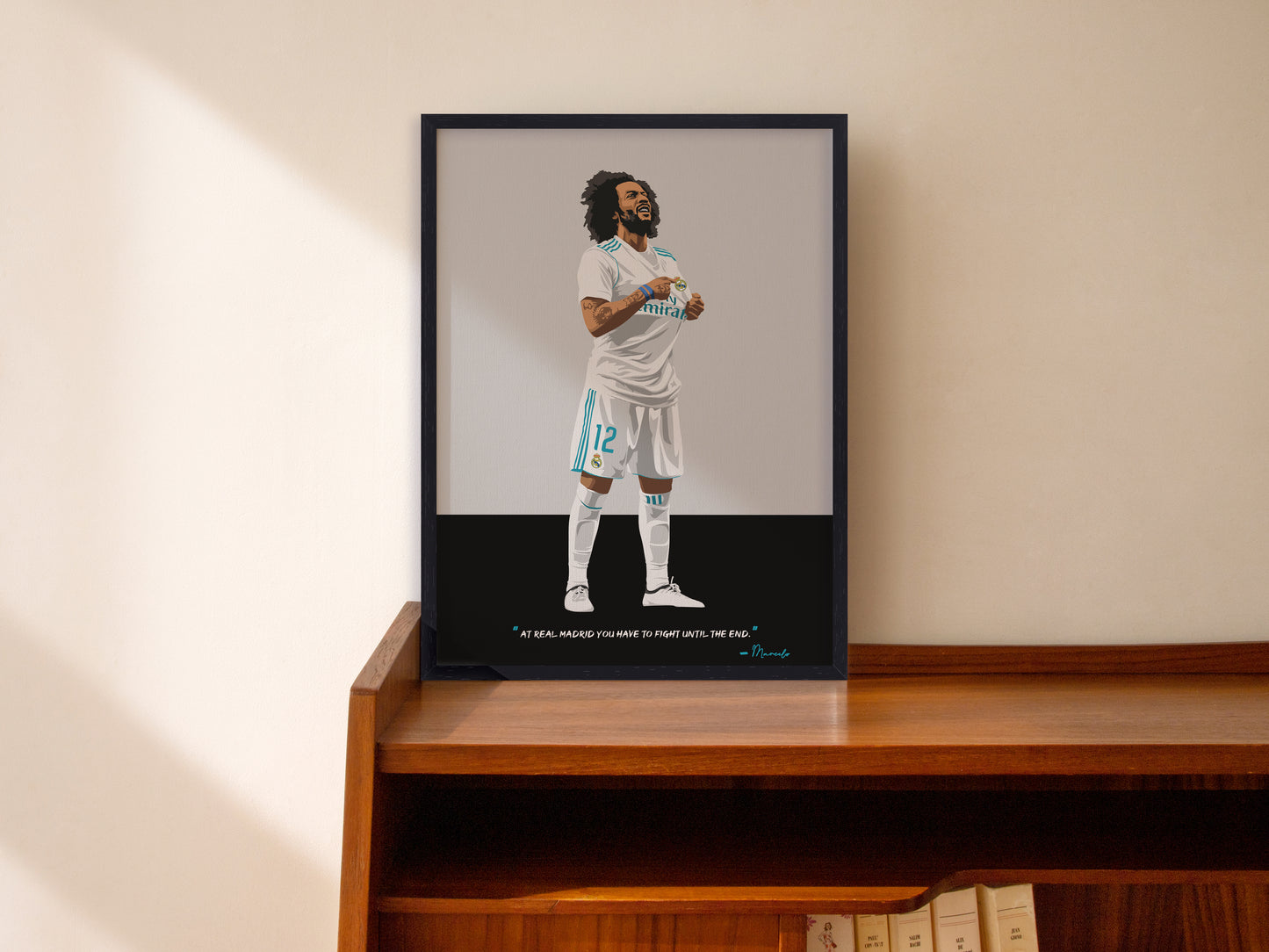 Marcelo Real Madrid Framed Poster