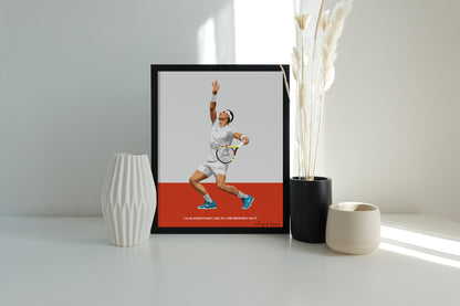 Rafael Nadal Framed Poster