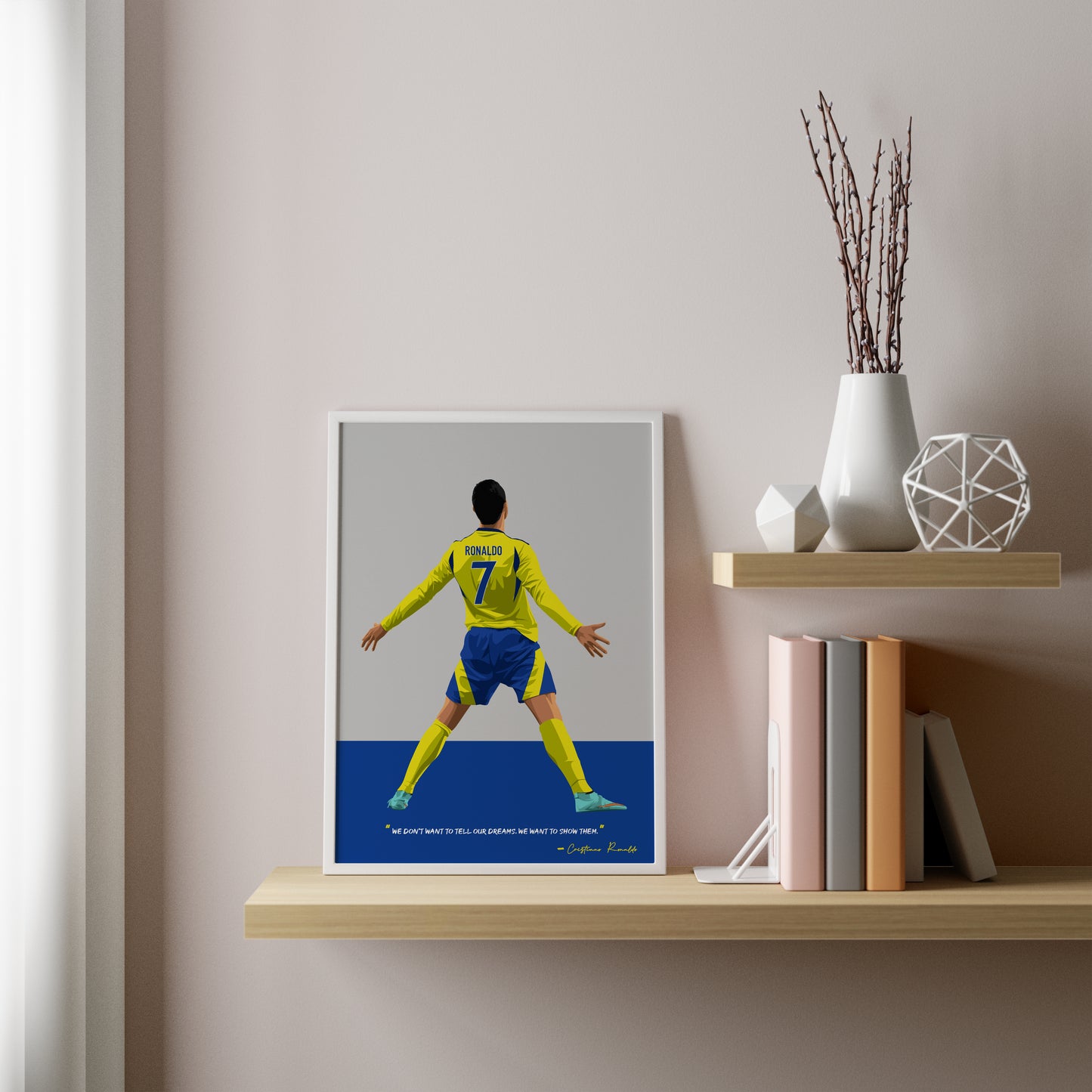 Cristiano Ronaldo Al Nassr Art Frame